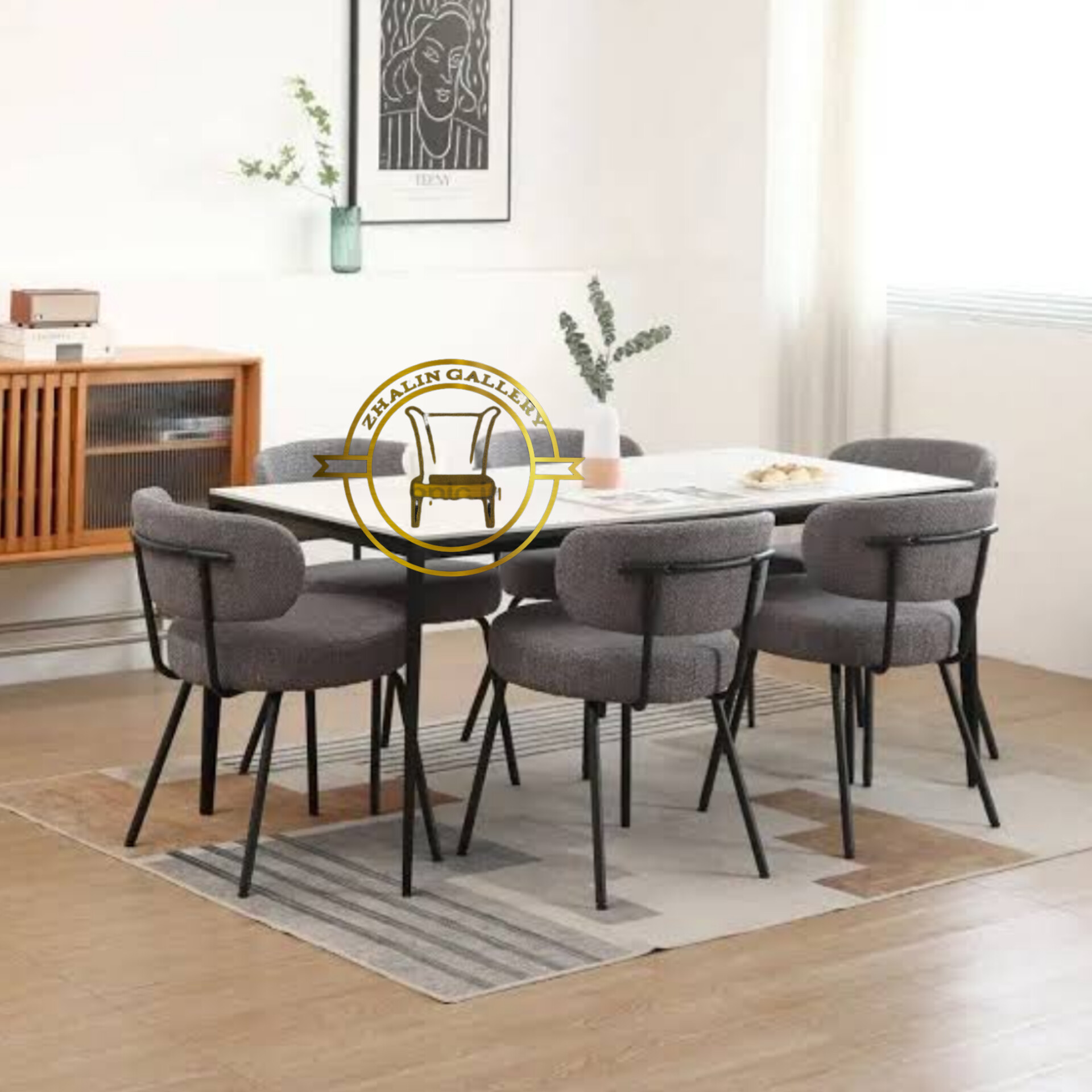 میزوصندلی صندلی نهار خوری ست 6 نفره تدی